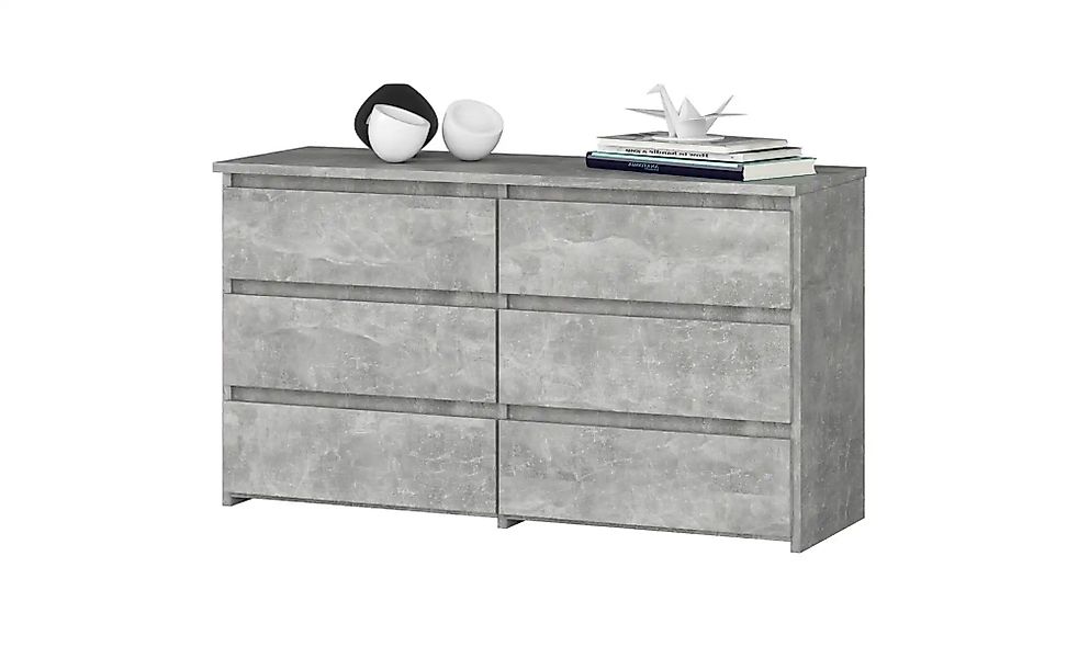Kommode  Carla ¦ grau ¦ Maße (cm): B: 100 H: 57 Kommoden & Sideboards > Kom günstig online kaufen