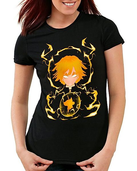 style3 T-Shirt Thunder Roar demon slayer anime japan manga cosplay günstig online kaufen