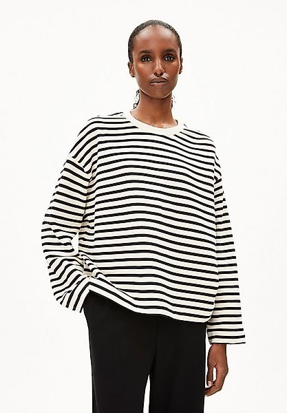 Armedangels Sweatshirt FRANKAA MAARLEN STRIPE Oversized Fit günstig online kaufen