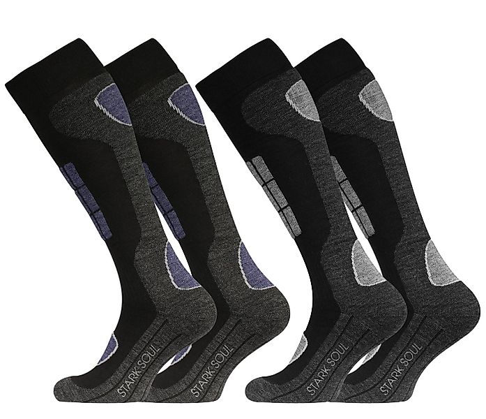 Stark Soul® Skisocken Ski & Snowboard Socken, Spezialpolsterung, 2 Paar 2 P günstig online kaufen