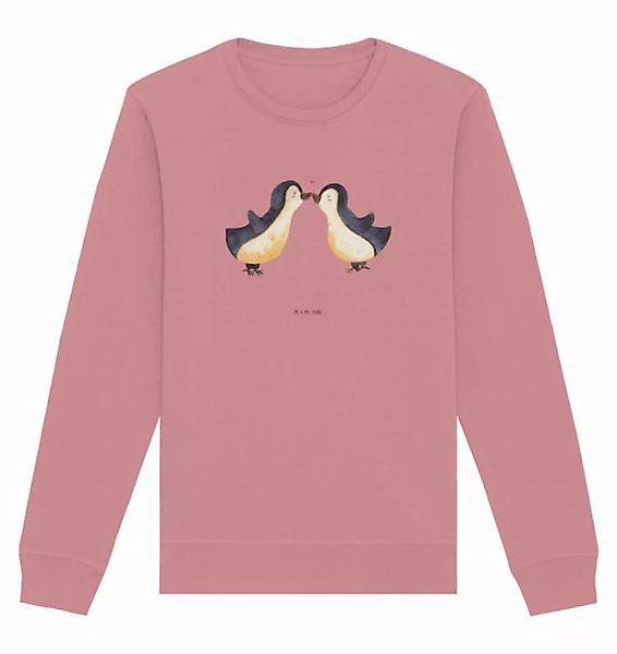 Mr. & Mrs. Panda Longpullover Pinguine Kuss Größe L - Canyon Pink - Geschen günstig online kaufen