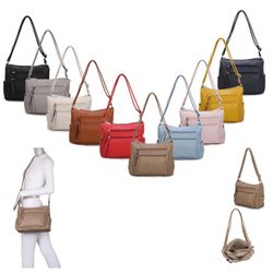 ITALYSHOP24 Schultertasche Damen Tasche Shopper Crossbody, günstig online kaufen