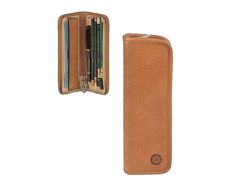 Sonnenleder Schreibgeräteetui Kluge, Stiftetui, Federtasche, süddeutsches R günstig online kaufen