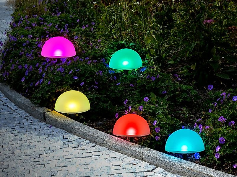 IC Gardenstyle LED Solarleuchte 5er Set günstig online kaufen