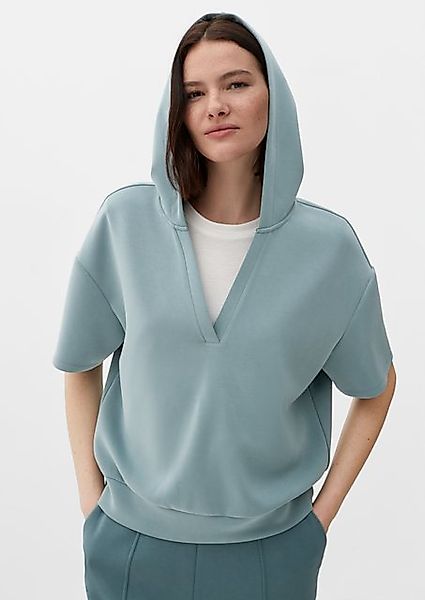 s.Oliver Kurzarmshirt Kapuzensweatshirt aus Modalmix günstig online kaufen