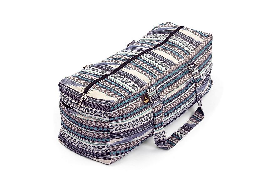 bodhi Yogatasche Yoga Kit Bag, ETHNO Collection, schwarz-weiß-blau gemuster günstig online kaufen