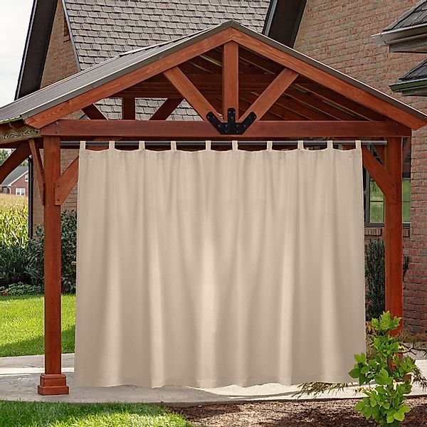 Qelus Vorhang Outdoor Vorhänge Wasserdicht Sonnenschutz günstig online kaufen