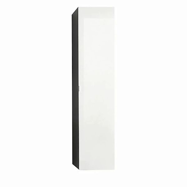 Lomadox Badezimmer Hängehochschrank BITOLA-19 in Grau mit Front in Weiß Hoc günstig online kaufen