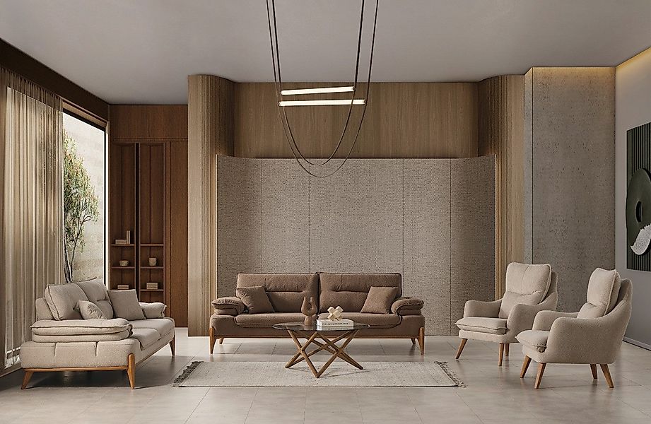 Nobelaa Sofa Sitzgruppe/Sofa Set - Wohnzimmergarnitur günstig online kaufen