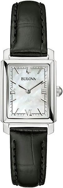 Bulova Quarzuhr 96L330, Armbanduhr, Damenuhr, Lederarmband, günstig online kaufen
