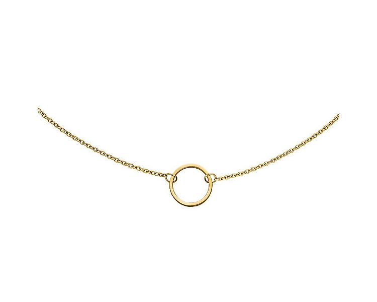 M&M Kette mit Anhänger Halskette mit Kreis-Anhänger Fine Line (1-tlg), deut günstig online kaufen