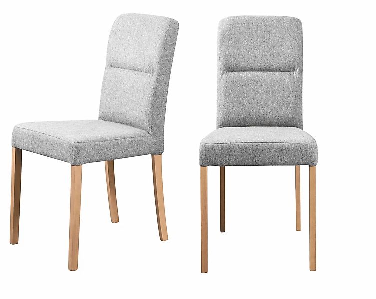 Home affaire 4-Fußstuhl "Nina Küchenstuhl, Polsterstuhl" (Set) 2 Stk.Gestel günstig online kaufen