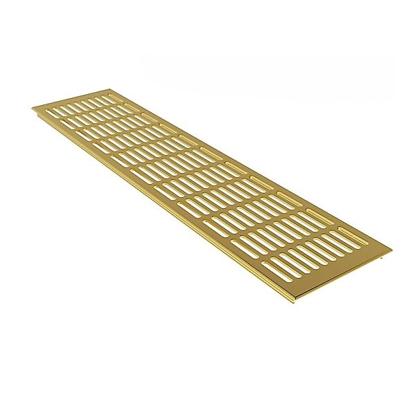 MS Beschläge Heizungsabdeckung 130 x 500 mm Gitter Gold Eloxiert günstig online kaufen