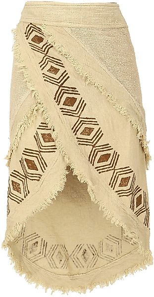Guru-Shop Minirock Goa Wickelrock, Tribal Lagenlook günstig online kaufen
