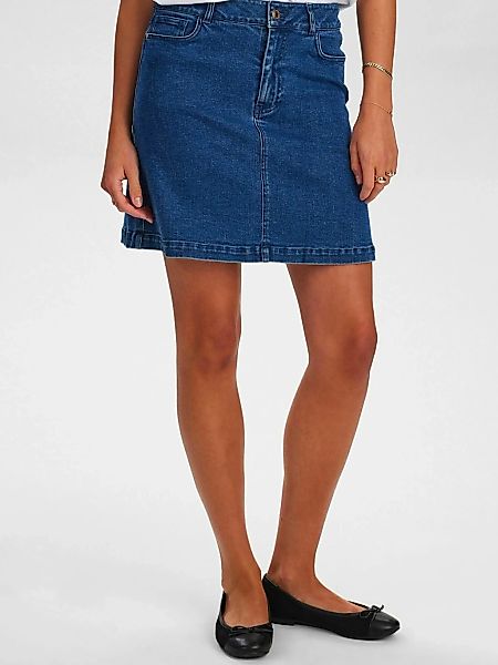 nümph Midirock "Nümph Denim skirt NULULU" günstig online kaufen