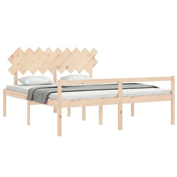 vidaXL Seniorenbett mit Kopfteil Super Kingsize Massivholz 3195561 günstig online kaufen