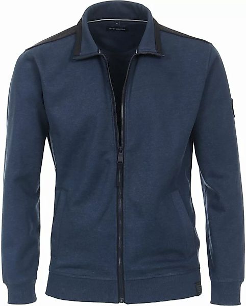 Casa Moda Sport Strickjacke Zip Blau Indigo - Größe 3XL günstig online kaufen
