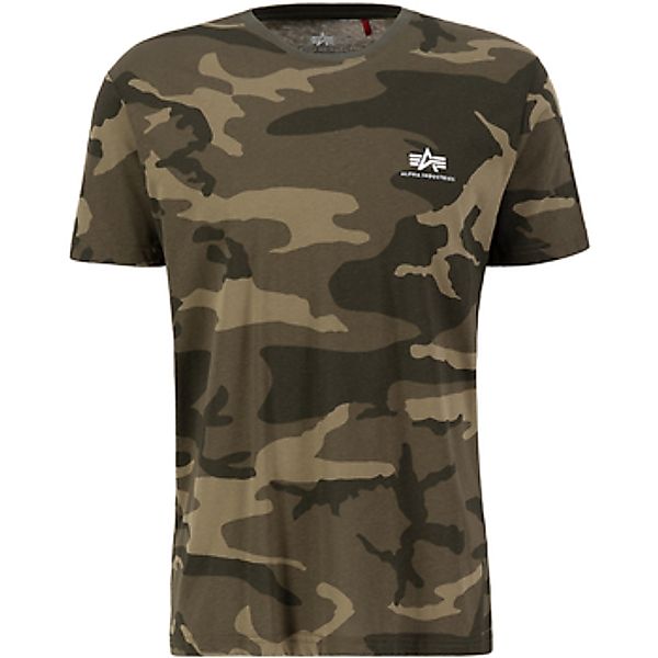 Alpha  T-Shirt Backprint T Camo - olive camo günstig online kaufen