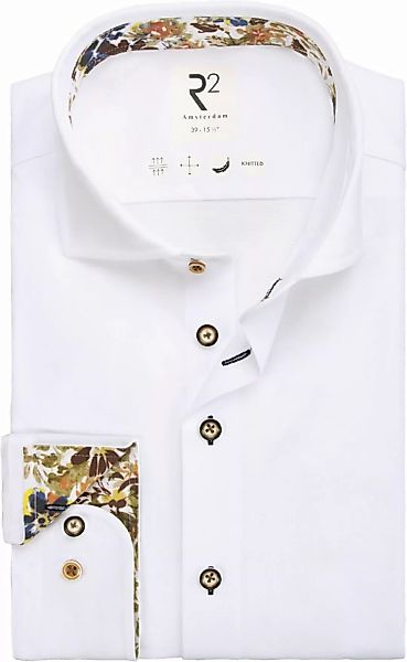 R2 Hemd Knitted Weiß - Größe 44 günstig online kaufen