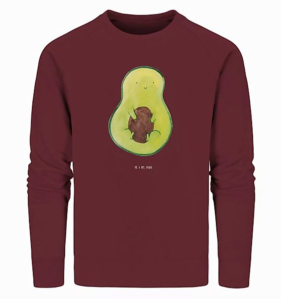 Mr. & Mrs. Panda Longpullover Avocado Kern Größe M - Burgundy - Geschenk, S günstig online kaufen