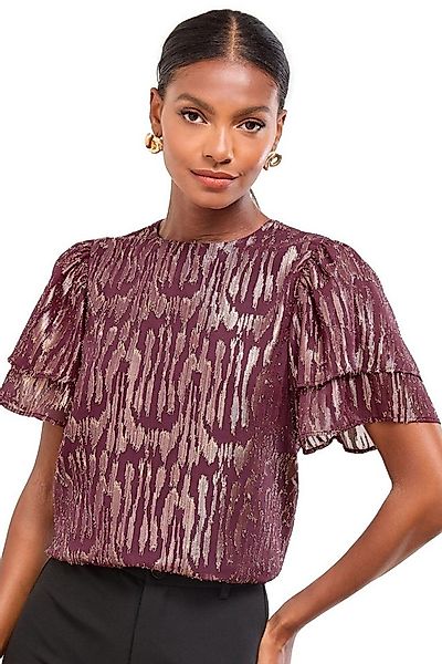 LIPSY T-Shirt Lipsy T-Shirt mit Rüschen, Regular (1-tlg) günstig online kaufen