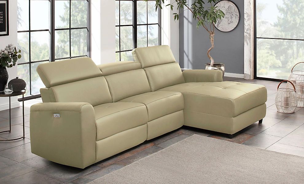 Home affaire Ecksofa »Sentrano, L-Form,«, 275 cm, man. o. elektr. Relaxfunk günstig online kaufen