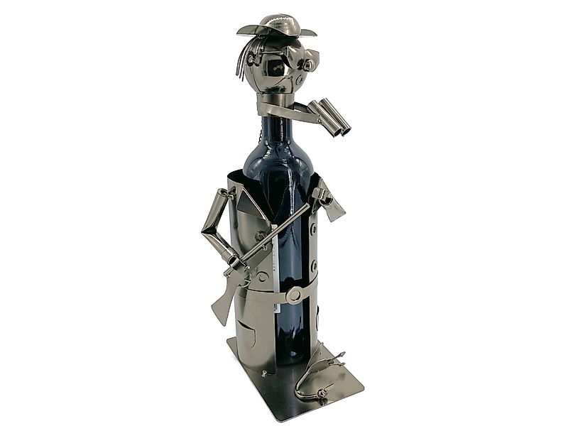 eXODA Weinflaschenhalter Jäger aus Metall, (1x günstig online kaufen