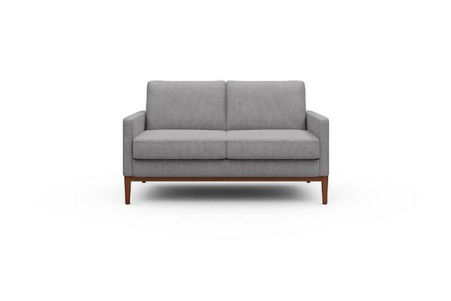 moebelfaktor Sofa Bodo 2-Sitzer, Retro-Design, elegante Linien, stabile Hol günstig online kaufen