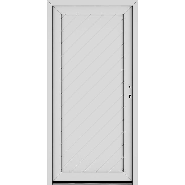 Roro Nebeneingangstür OKE 1153 Kunststoff 5FA Weiß 98 cm x 198 cm DIN R günstig online kaufen