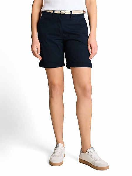 TOM TAILOR Chinoshorts mit Gürtel und Stretch günstig online kaufen