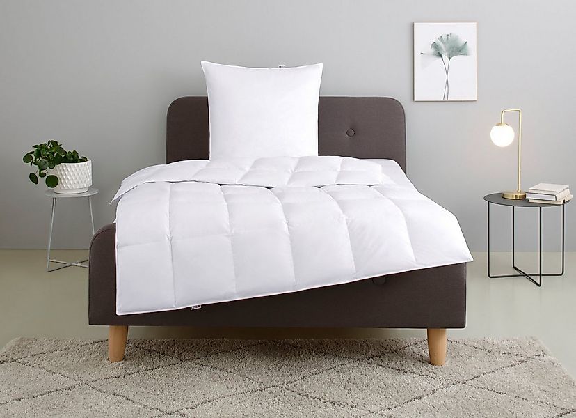 my home Federbettdecke + Kopfkissen Irah Bettdecke 135x200 cm, 155x220 cm, günstig online kaufen