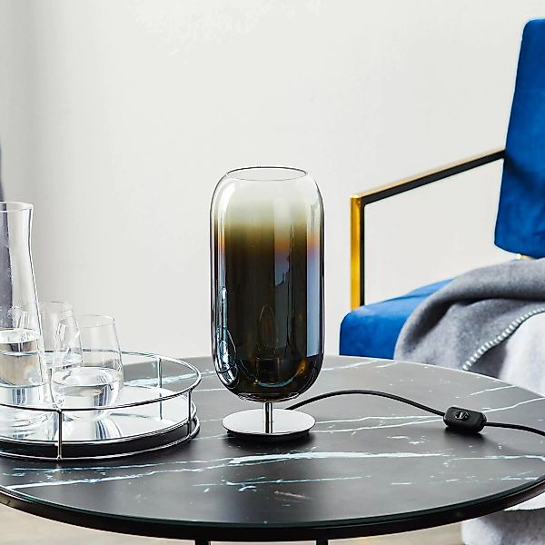 Artemide Gople Mini Tischleuchte blau/silber günstig online kaufen
