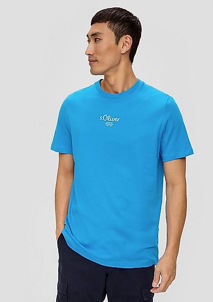 s.Oliver Kurzarmshirt T-Shirt T-Shirt mit Logo-Print günstig online kaufen