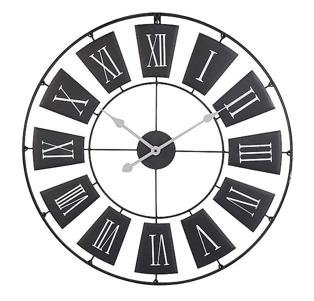 Wanduhr CLOKK, Ø 70 cm, Schwarz, günstig online kaufen