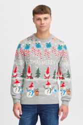 Blend Strickpullover BHCHRISTIAN Weihnachtlicher Grobstrickpullover günstig online kaufen