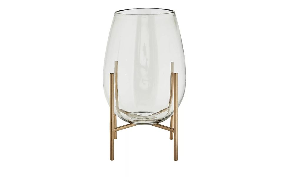 Windlicht - gold - Glas , Metall - 31 cm - Sconto günstig online kaufen
