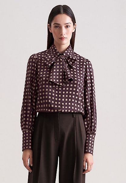 seidensticker Klassische Bluse 1/1 Kragen Geometrische Muster günstig online kaufen