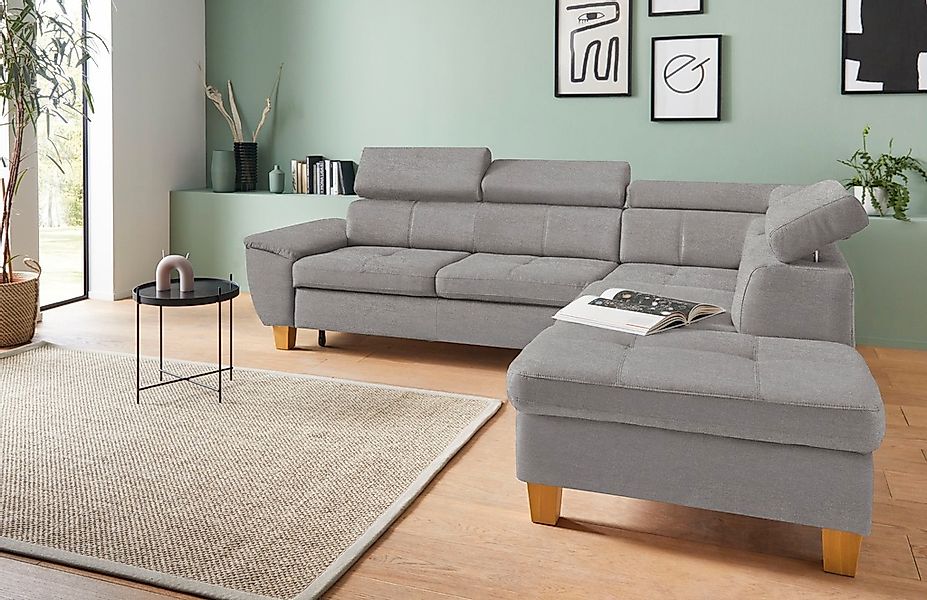 exxpo - sofa fashion Ecksofa "Enya, hoher Sitzkomfort, Breite 266cm, bequem günstig online kaufen
