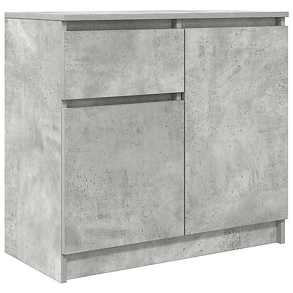 vidaXL Sideboard Sideboard mit Schublade Betongrau günstig online kaufen