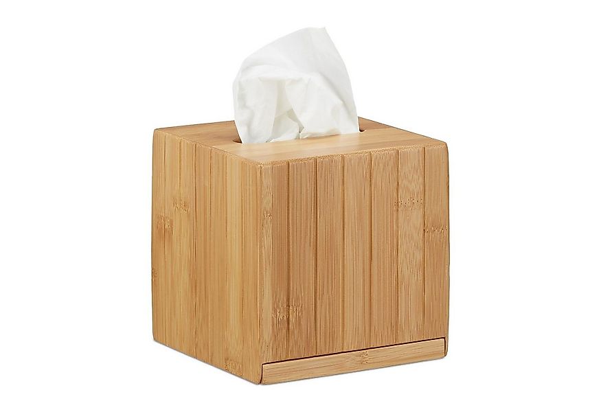 relaxdays Kosmetikbox Kosmetiktücherbox quadratisch günstig online kaufen