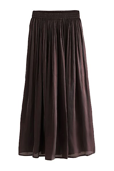 Next Maxirock Plissierter Metallic-Maxirock (1-tlg) günstig online kaufen
