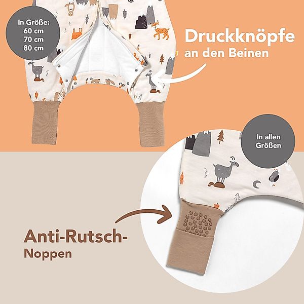 Schlummersack Kinderschlafsack Schlafsack mit Füßen und günstig online kaufen