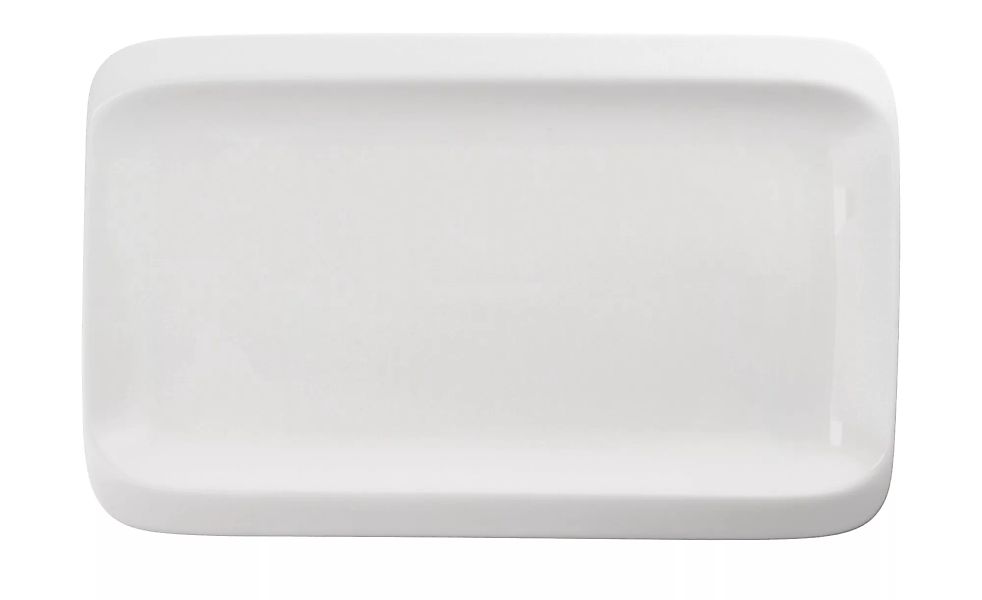 KHG Servierplatte - weiß - Porzellan - 17,8 cm - 2 cm - Sconto günstig online kaufen