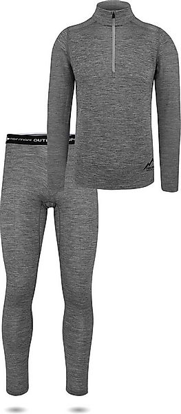 normani Thermounterhemd Herren Merino Langarmshirt und Hose 100 % Merinowol günstig online kaufen