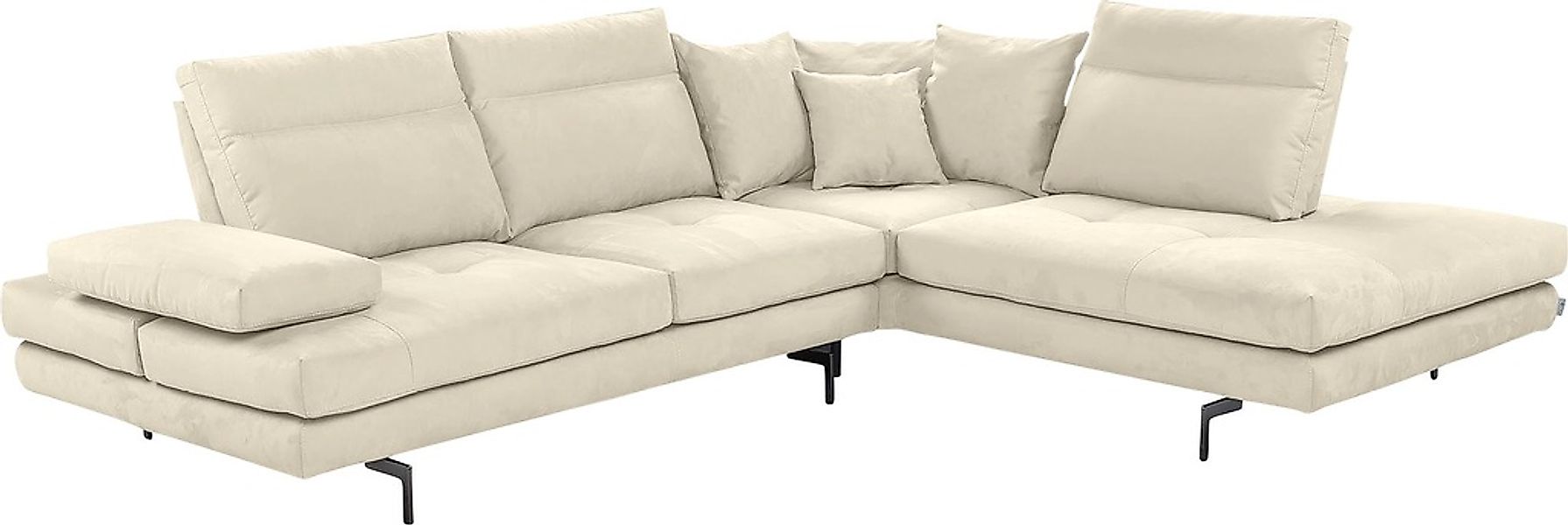 CALIA ITALIA Ecksofa "Toby Wing, Komfortsofa mit Sitzkomfort der Extraklass günstig online kaufen