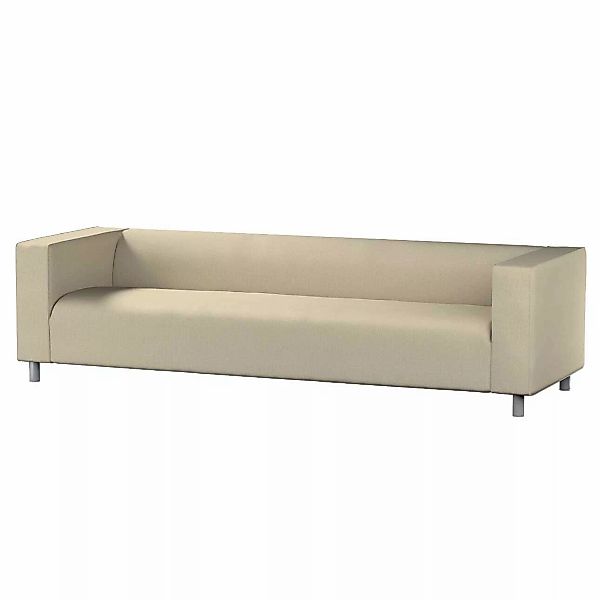 Bezug für Klippan 4-Sitzer Sofa, beige- grau, Bezug für Klippan 4-Sitzer, C günstig online kaufen