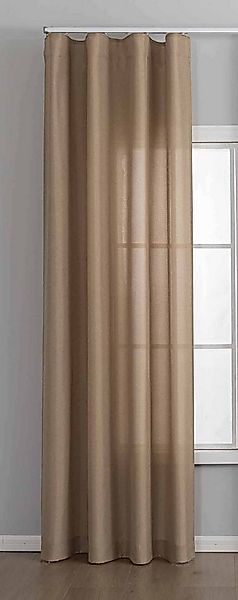 Gardinenbox Vorhang (1 St), Faltenband, blickdicht, Cationic, Vorhang Catio günstig online kaufen