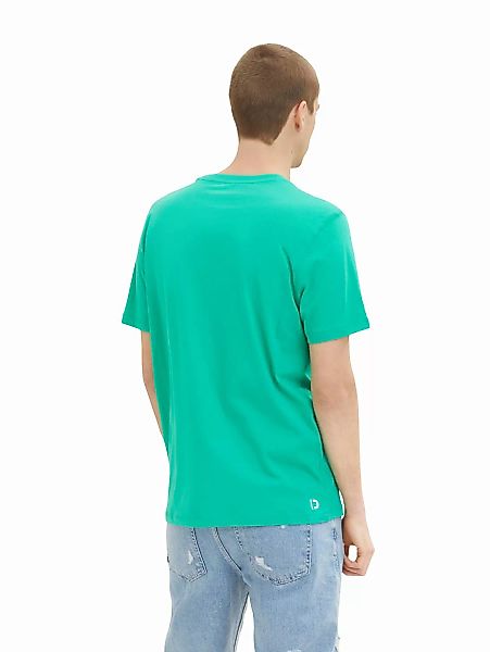 Tom Tailor Denim Herren T-Shirt SIDE PRINTED - Regular Fit günstig online kaufen