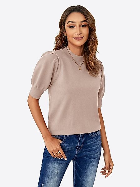 Imily Bela Sweater Damen Kurzarm-Strickpullover (Packung, 1-tlg., 1per-Pack günstig online kaufen