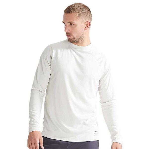 Superdry Train Langarm-t-shirt Mit Stehkragen L Soft Grey günstig online kaufen